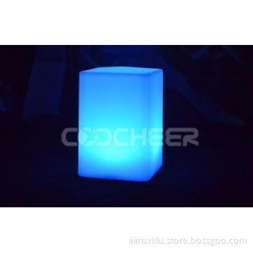 16 Colors Flashing Glow Square Led column light for outdoor
